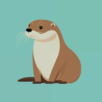 Artwork thumbnail, Otter by Midnight Garden