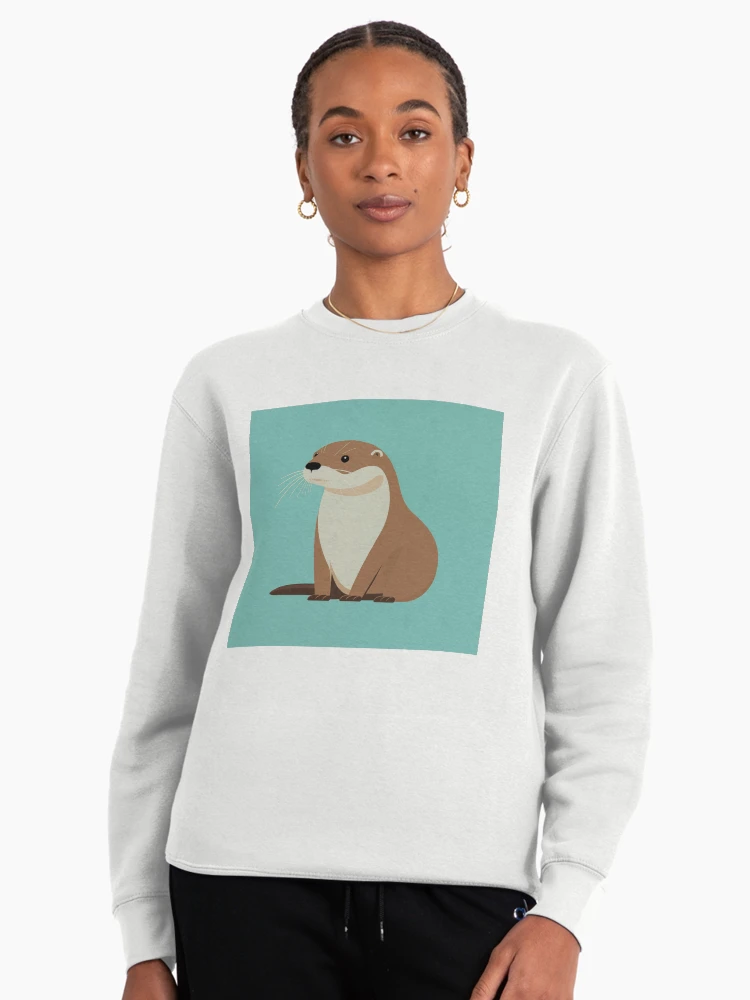 Thumbnail 3 von 6, Pullover, Otter designt und verkauft von Midnight Garden.