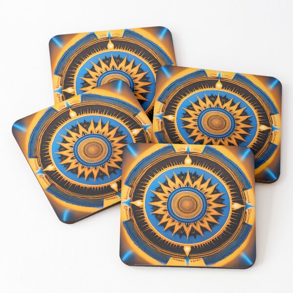 Item preview, Sunburst Vitality Mandala Energizing Art designed and sold by SpiritualManda.