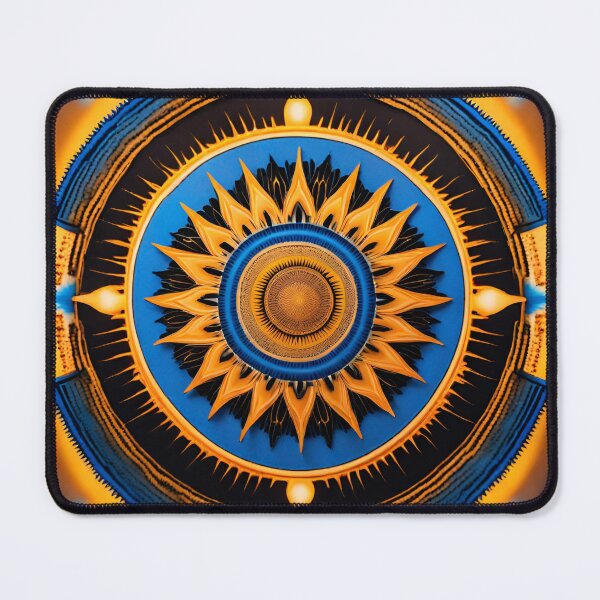 Item preview, Sunburst Vitality Mandala Energizing Art designed and sold by SpiritualManda.
