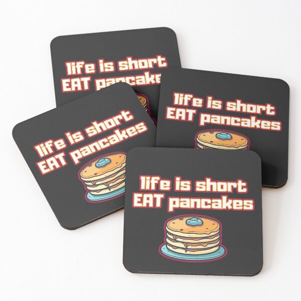 Item preview, Life is short eat pancakes Birthday gift designed and sold by GBDesigner.