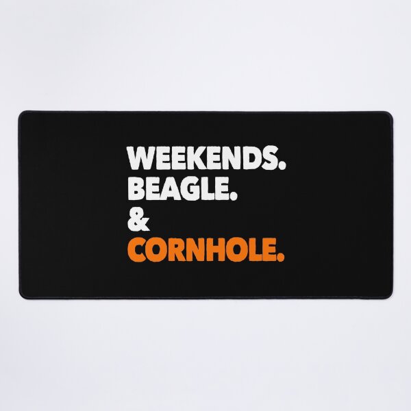 Item preview, Weekends Beagle and Cornhole Funny Dog Gift designed and sold by Guarddogdrive.