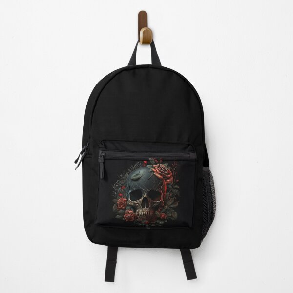Item preview, Human skull made of red roses designed and sold by Fantasymachine.