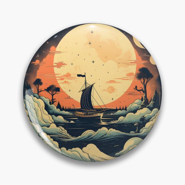 Item preview, "Sailing Serenity: Navigating the Waves of Tranquility" designed and sold by raphicha365.