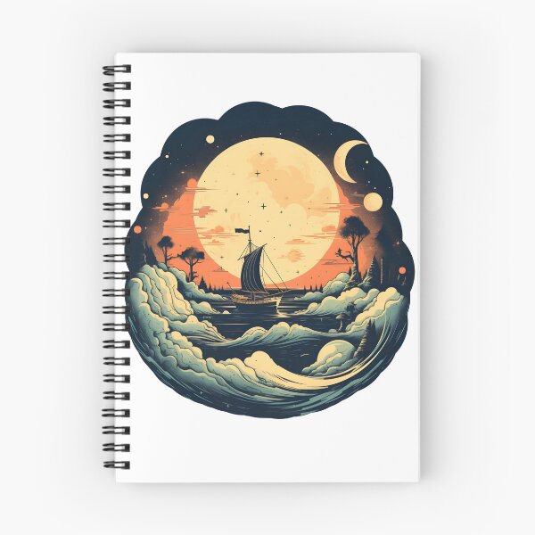 Item preview, "Sailing Serenity: Navigating the Waves of Tranquility" designed and sold by raphicha365.
