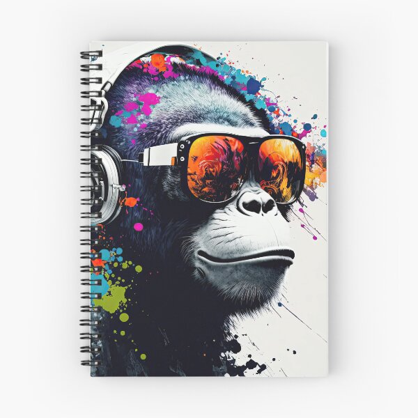 Item preview, color splash music monkey #2 designed and sold by obstinator.