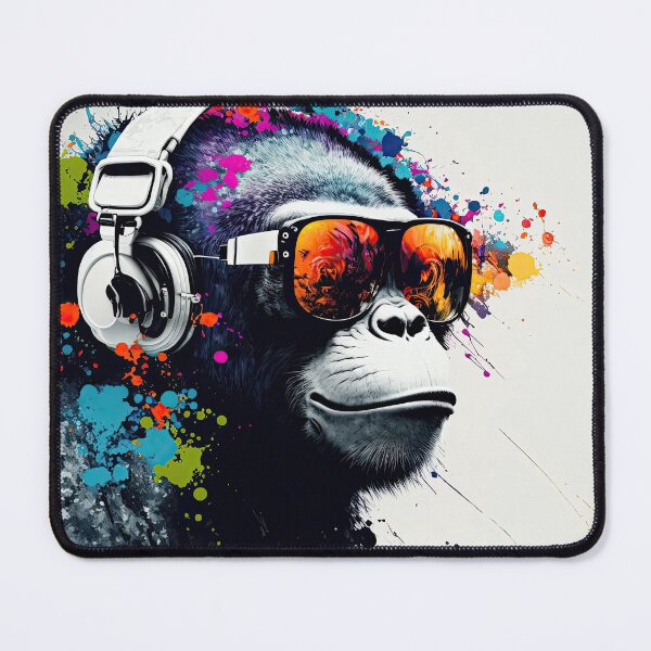 Item preview, color splash music monkey #2 designed and sold by obstinator.