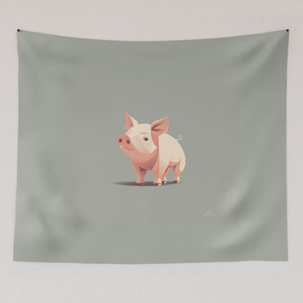 Aperçu de l'œuvre Pig créée et vendue par Midnight Garden.