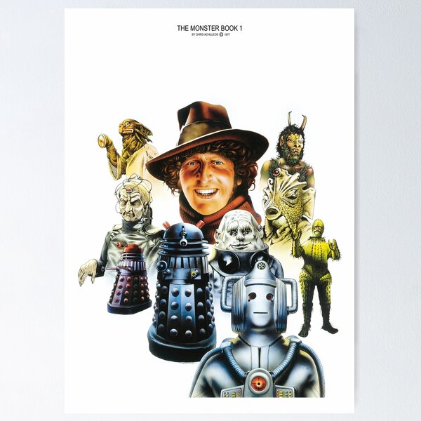 Item preview, The 4th Doctor and The Monster Book 1 designed and sold by House of Achilleos.