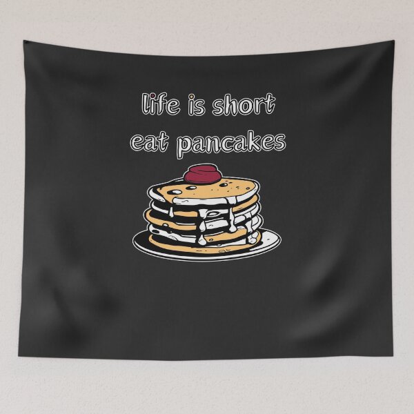 Item preview, Life is short eat pancakes Birthday gift designed and sold by GBDesigner.