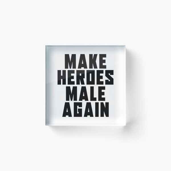Item preview, Make Heroes Male again | Anti Woke Cinema designed and sold by ProdbyNiECO.