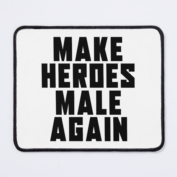 Item preview, Make Heroes Male again | Anti Woke Cinema designed and sold by ProdbyNiECO.