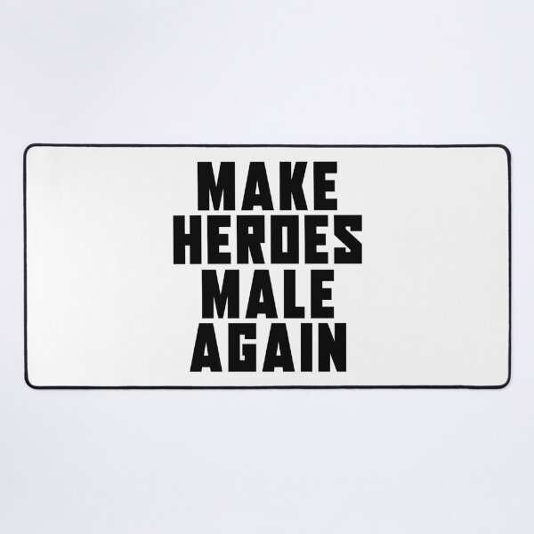 Item preview, Make Heroes Male again | Anti Woke Cinema designed and sold by ProdbyNiECO.