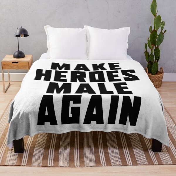 Item preview, Make Heroes Male again | Anti Woke Cinema designed and sold by ProdbyNiECO.
