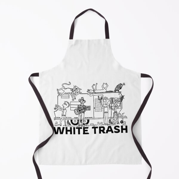 Item preview, WHITE TRASH ~ TRAVEL TRAILER ~ (LOWER TEXTS) ~ (CNVA-30) designed and sold by RodeoMalibu.