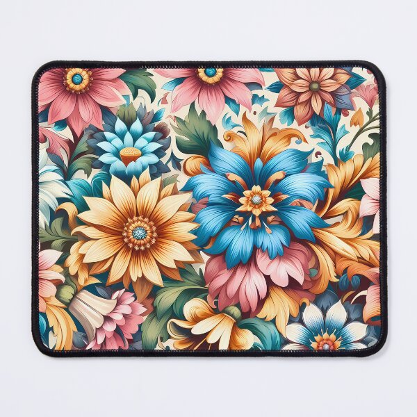 Item preview, Abstract and Cute Floral Pattern designed and sold by Kittyzens.