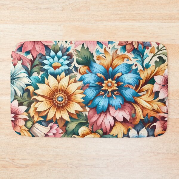 Item preview, Abstract and Cute Floral Pattern designed and sold by Kittyzens.