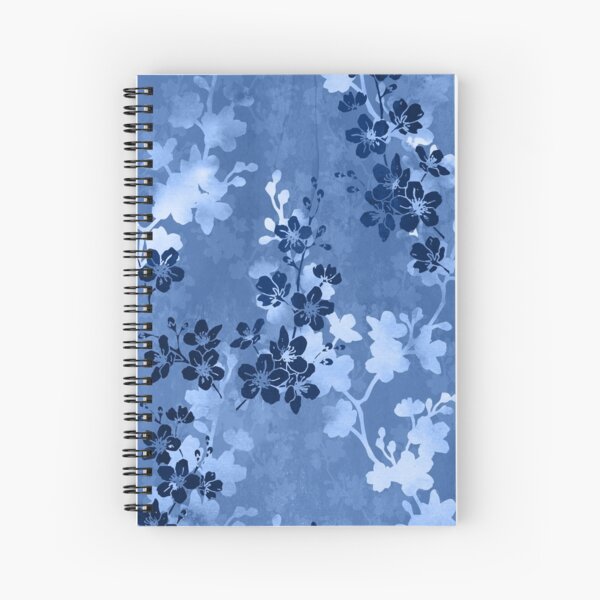 Aperçu de l'œuvre Sakura fleur en bleu créée et vendue par adenaJ.