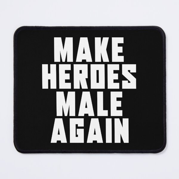 Item preview, Make Heroes Male again | Anti Woke Cinema designed and sold by ProdbyNiECO.