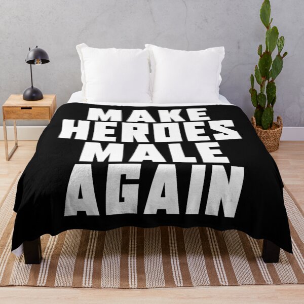 Item preview, Make Heroes Male again | Anti Woke Cinema designed and sold by ProdbyNiECO.