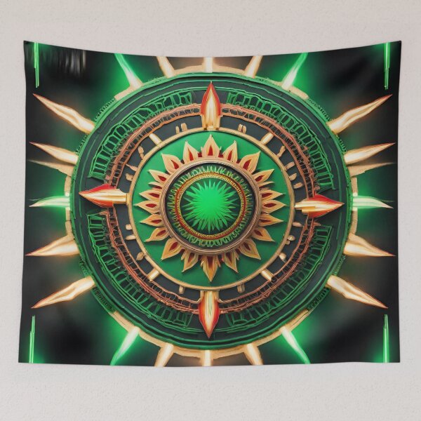 Item preview, Kaleidoscopic Joy Abstract Mandala Art designed and sold by SpiritualManda.
