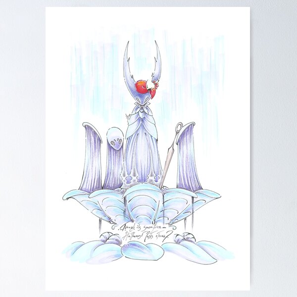 Item preview, La fuente de Hollow Knight y Hornet designed and sold by Fox-Infantry.