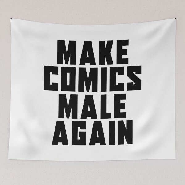 Item preview, Make Comics Male again | Anti Woke Cinema designed and sold by ProdbyNiECO.