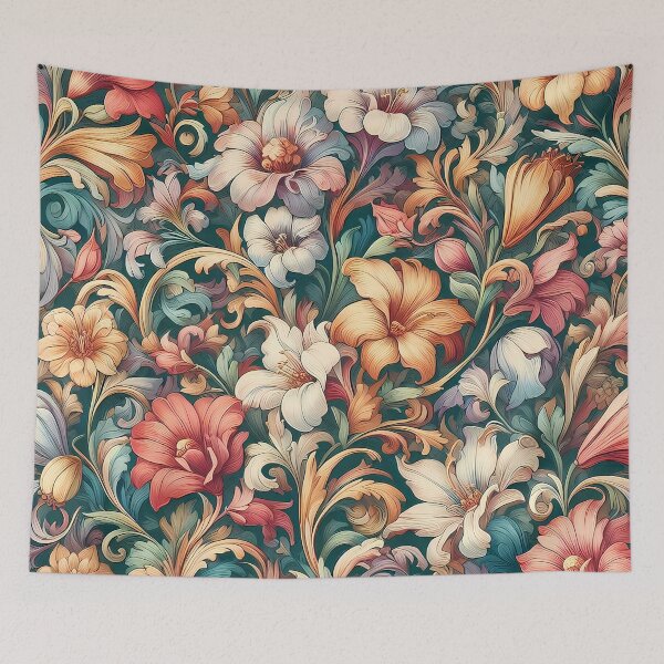 Item preview, Abstract and Cute Floral Pattern designed and sold by Kittyzens.