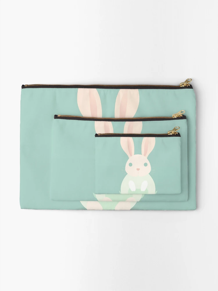 Thumbnail 2 of 4, Zipper Pouch, Rabbit designed and sold by Midnight Garden.