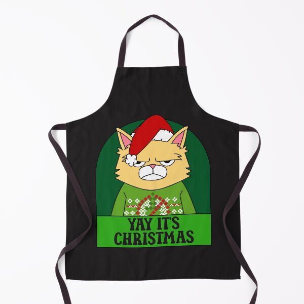 Artikelvorschau, Sarkastische Weihnachtskatzen-Geschenkidee entworfen und verkauft von ThreadmyCanvas.