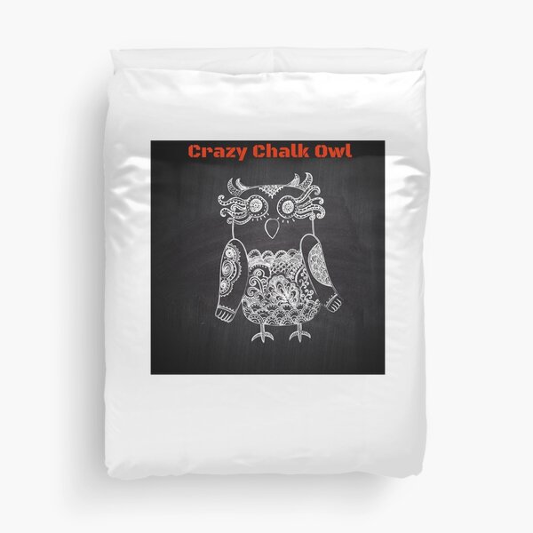 Item preview, Crazy Chalk Owl designed and sold by OfferHeat.