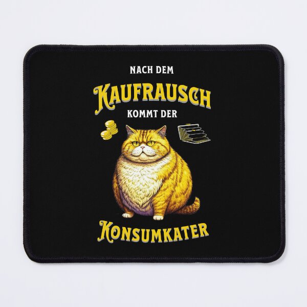 Item preview, After the spending spree comes the consumer hangover. Saying in German - funny designed and sold by Pflugart.