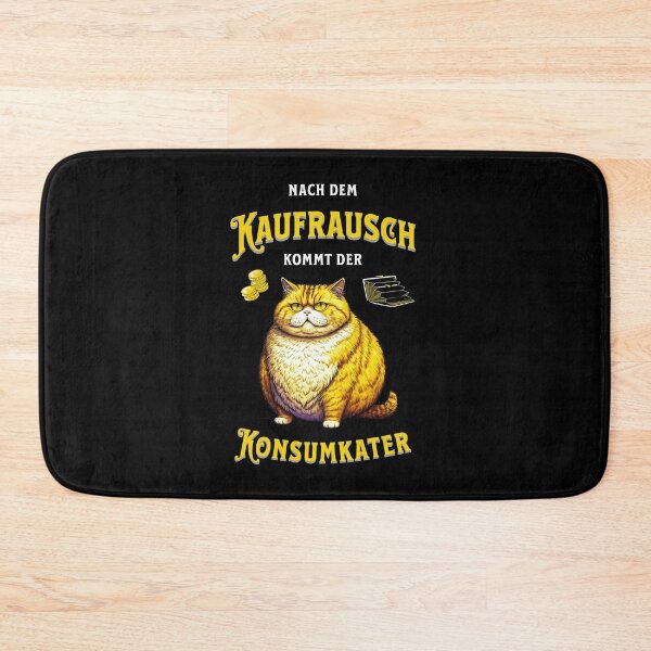 Item preview, After the spending spree comes the consumer hangover. Saying in German - funny designed and sold by Pflugart.