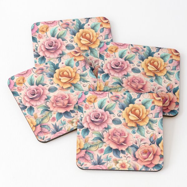 Item preview, Abstract and Cute Floral Pattern designed and sold by Kittyzens.