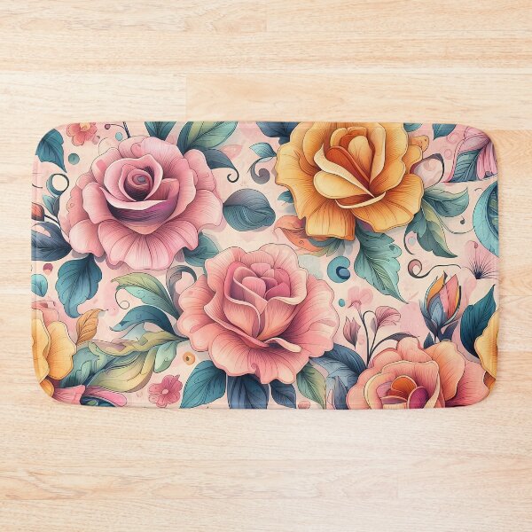 Item preview, Abstract and Cute Floral Pattern designed and sold by Kittyzens.