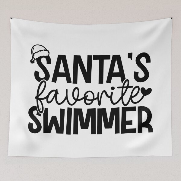 Item preview, Santa's Favorite Swimmer designed and sold by EsteticaVerus.