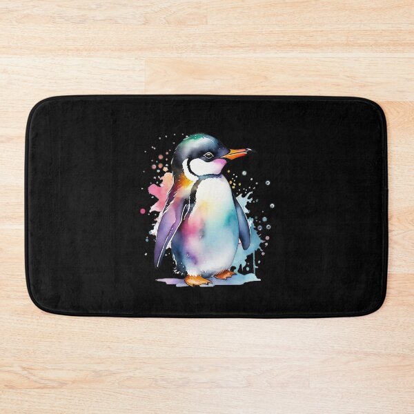 Artikelvorschau, Aquarell-Pinguin entworfen und verkauft von koolcreative.