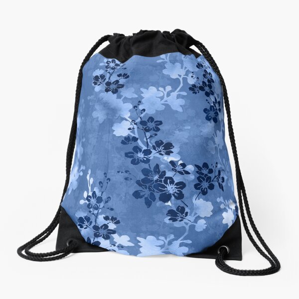 Aperçu de l'œuvre Sakura fleur en bleu créée et vendue par adenaJ.