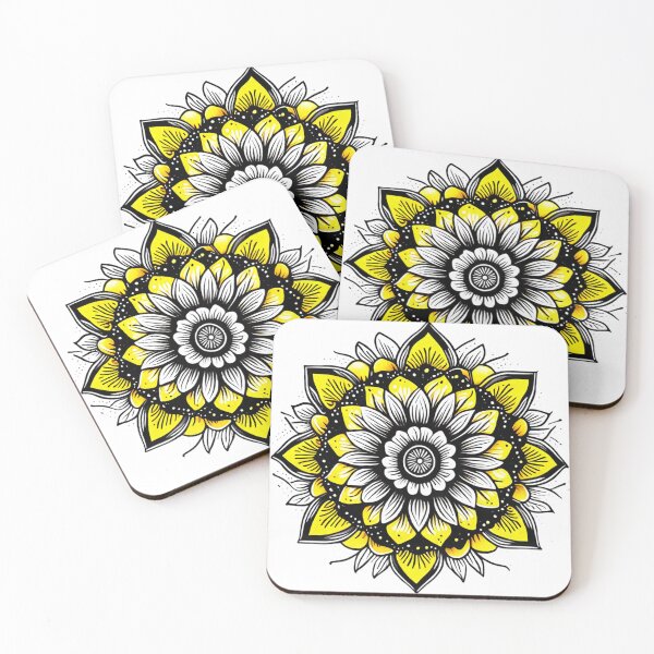Item preview, Sunny Serenity: Tlte's Captivating Collection of Lotos Leaves in Radiant Yellow designed and sold by Oleg777999.