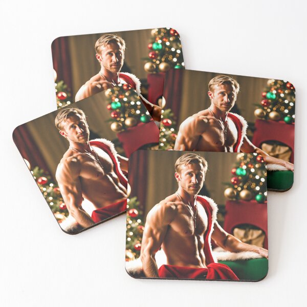 Item preview, ryan gosling Santa xmas designed and sold by warshipologiste.