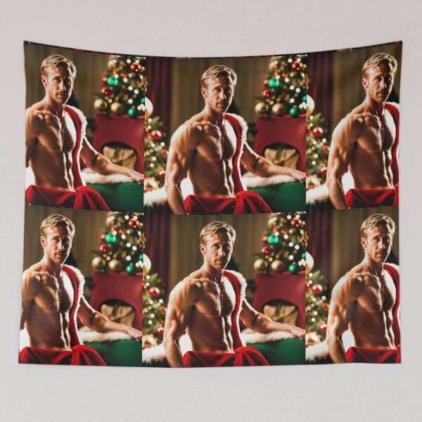 Item preview, ryan gosling Santa xmas designed and sold by warshipologiste.