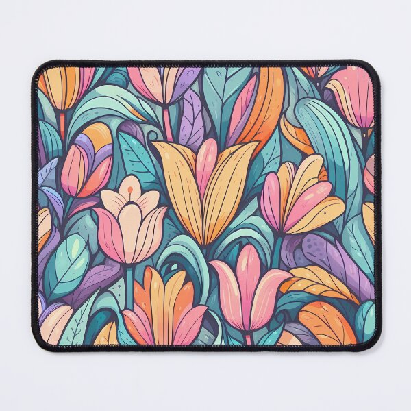 Item preview, Abstract and Cute Floral Pattern designed and sold by Kittyzens.