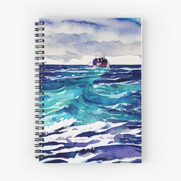 Item preview, Seafaring Horizon: Lone Ship at Sea designed and sold by LustigFox.