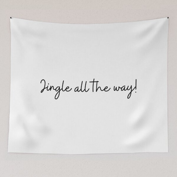 Item preview, Jingle All the Way Typography Design - Festive Christmas Slogan Art designed and sold by Gayan-Art.