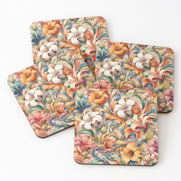 Item preview, Abstract and Cute Floral Pattern designed and sold by Kittyzens.
