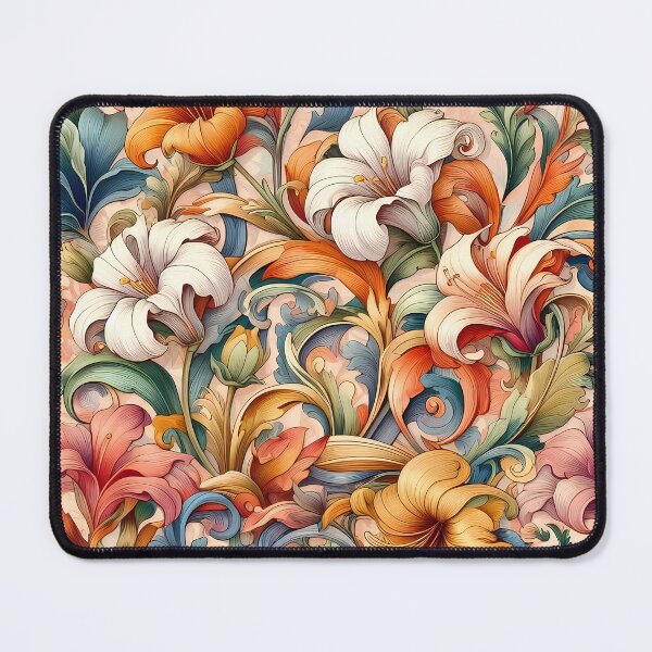 Item preview, Abstract and Cute Floral Pattern designed and sold by Kittyzens.