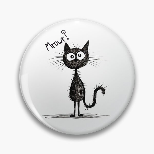 Item preview, Frazzled Cat Drawing Mrowr designed and sold by ReverseBleach.