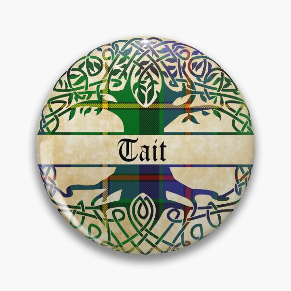 Item preview, Clan Tait Tree of Life Clan Scottish Surname tartan designed and sold by BagTown Clans.