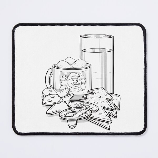 Item preview, Color the hot chocolate, cookies and Milk for Santa! designed and sold by MarisaArtes.