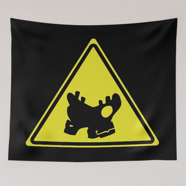 Item preview, Maws Warning Sign designed and sold by galaxydaydreams.